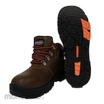 KRUSHERS Sepatu Boots Safety Tali California 4inci dengan Steel Toe Cap dan Midsole (Sepatu Proyek)