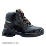 KING'S Sepatu Safety Tali Mid-cut Warna Hitam (Sepatu Proyek)