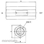 Daikin Industries Inline check valve