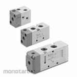 SMC 5 Port Air Operated Valve Single Unit Body Ported VFA5220 Series