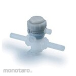 SMC High Purity Chemical Valve Non-Metallic Exterior Air Operated Tube Extension Integral Fitting Type LVQ20 Series