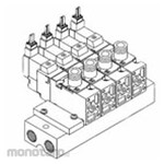 SMC Manifold for VQZ3 Series VV3QZ3 Series