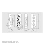Metalwork Separate Feed Manifold Base