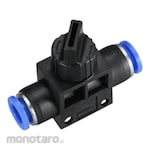 HPC Fitting Hand Valve Pneumatic Black Slip Lock