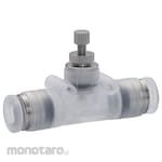 PISCO Throttle Valve PP Compact Union Straight