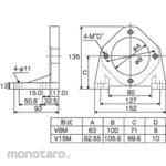 Daikin Industries Piston pump foot