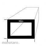 Non Brand M3842 Aluminum Rectangle Tube