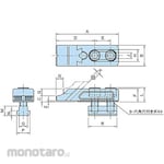 IMAO BJ101-T Adjustable Toe Clamp (T-slot type)
