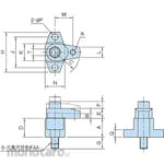 IMAO BJ130-B1 Hook Clamp Set (Flange Type)
