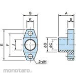 IMAO BJ531 Hook Holder (Flange Type)
