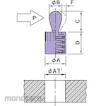 IMAO BJ766 Spring Locating Pin (Resin Pin)