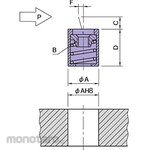 IMAO BJ795 Spring Locating Pin (Female Thread)