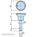 IMAO NBLP-SUS Ball lock pin
