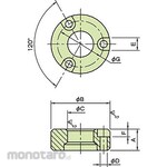 IMAO BB2 bolt-in mount bushing