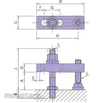 IMAO BJ156-B Slot Strap Set (Type B)
