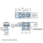 IMAO BJ201-T Adjustable Toe Stopper (T-groove type)