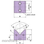 IMAO BJ440 (M12/M16) V-block