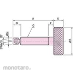 IMAO BJ737-A Knurled Head Screw (A Type)
