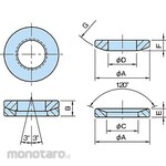 IMAO BJ742-SUS spherical washer