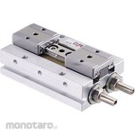 New-Era Thin parallel movement type linear hand HP06 series Opening and closing direction adjustment Long type