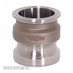 DIXON VALVE COUPLING Cam and Groove,AdapterxClamp End,SS,2"
