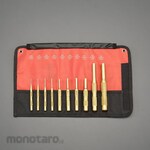 ESCO 10-piece set Ping punch (made of brass)