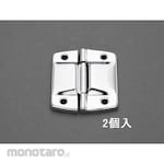 ESCO 50x43mm hinge with stop (iron / 2 pieces)