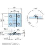IMAO AFTH flat hinge