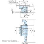 IMAO PLH581 . 582 Pin lock hinge