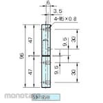 IMAO SOH / SOS Screw-on hinge
