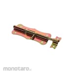 BESTGUARD Barrel Bolt Bright Brass Plated with Screw