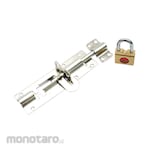 BESTGUARD Stainless Anti Theft Bolt & Brass Side Padlock