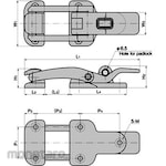 TAKIGEN MFG Boat Hatch Latch