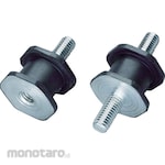 TRUSCO Hexagon Type Rubber Vibration Isolator