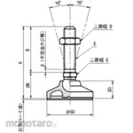IMAO LSA50 / LSAR50 Engineering Plastic Leveling Pad