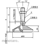 IMAO LVA80 / LVAR80 Engineering plastic leveling pad