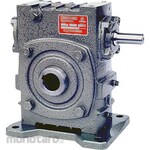 Maki Shinko Single-stage worm gear reducer (hollow shaft) AO series AOWP175 type with legs