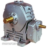 Maki Shinko Two-stage worm gear reducer (helical/worm) (solid shaft) F series BF80 model