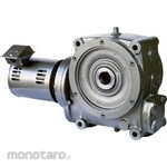 Maki Shinko Two-stage worm gear reducer (helical/worm) (solid shaft) U-series UAS100 model with motor