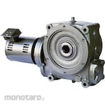 Maki Shinko Two-stage worm gear reducer (helical/worm) (solid shaft) U-series UAS155 model with motor