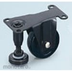 Tochigiya Packing caster fixed type with adjuster foot