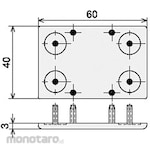 SUS Frame Cap 40/60 / Ss