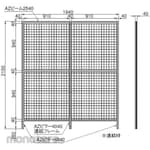 SUS 40 Safety Fence High Rigidity Connection H2150 Ce