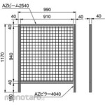 SUS 40 Safety Fence High Rigidity H1170 B