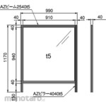 SUS 40 Safety Fence High Rigidity H1170-1 T5