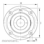 INA Flanged Housing Unit PFE Type