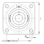 INA Flanged Housing Unit RCJ Type