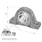 INA Radial Insert Ball Bearings FA164