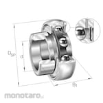 INA Radial Insert Ball Bearings NPP-B-FA106