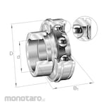 INA Radial Insert Ball Bearings XL-NPP-NR